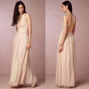 BHLDN Edith Bridesmaid Dress by Hitherto in Cashmere Creme